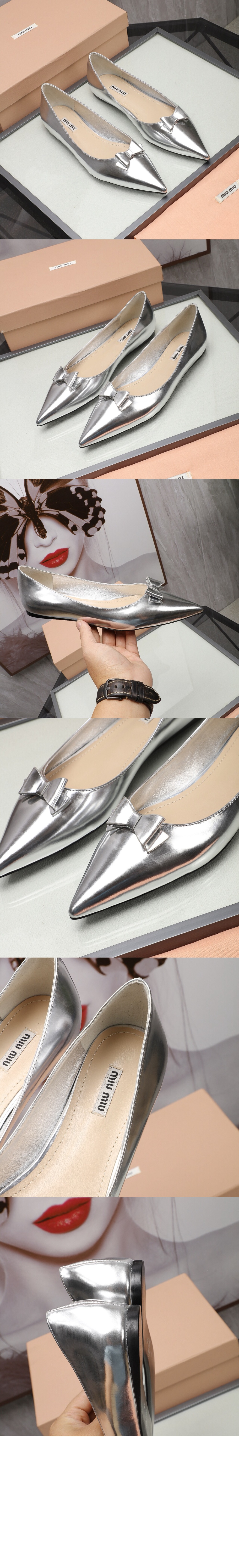 미러급레플리카사이트 | 명품레플리카 전문 쇼핑몰  | 퍼스트원 - 가죽 발레리나 5F465D > 미우미우