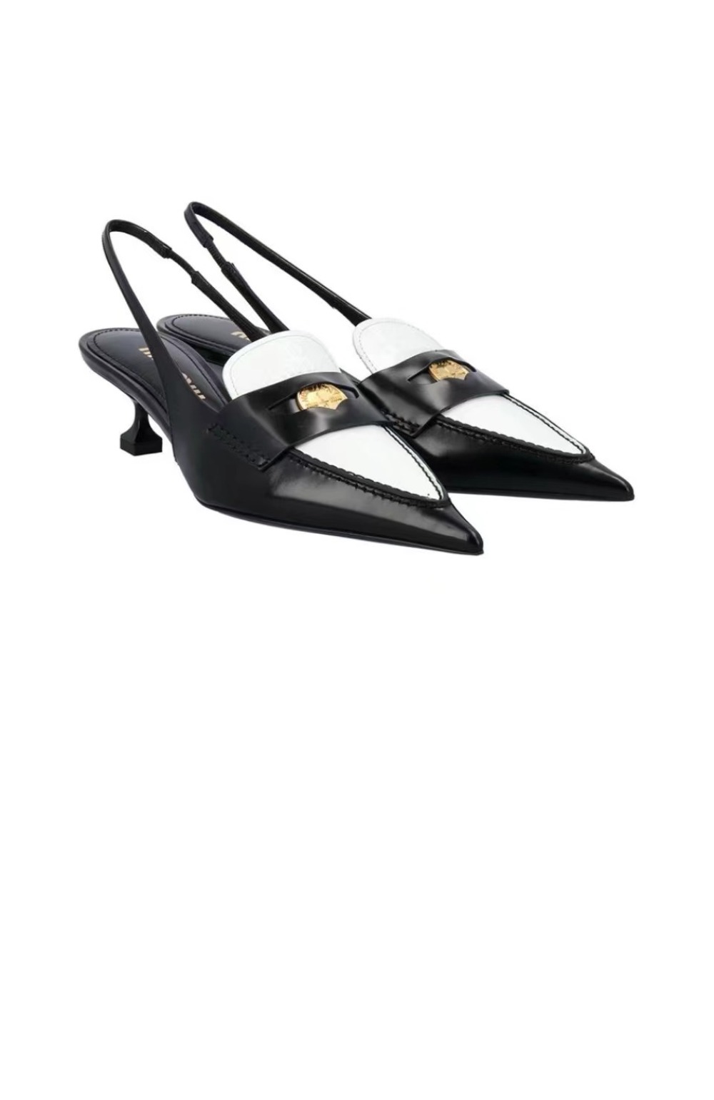 미러급레플리카사이트 | 명품레플리카 전문 쇼핑몰  | 퍼스트원 - 투톤 가죽 펌프스 5D774D > 미우미우