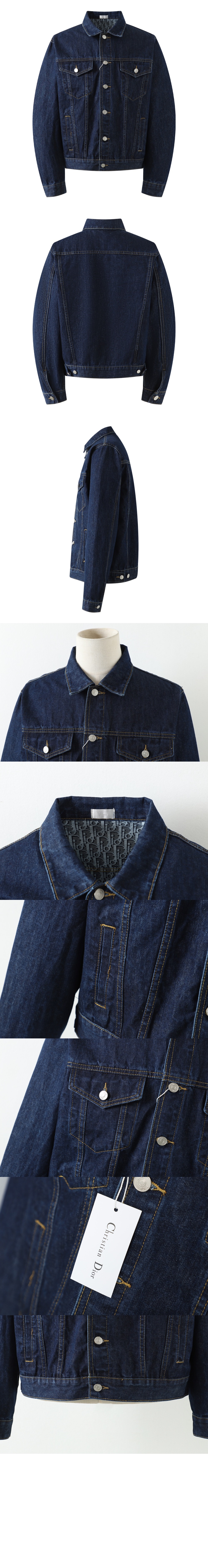 미러급레플리카사이트 | 명품레플리카 전문 쇼핑몰  | 퍼스트원 - 로고 쇼트 데님 재킷 > 디올