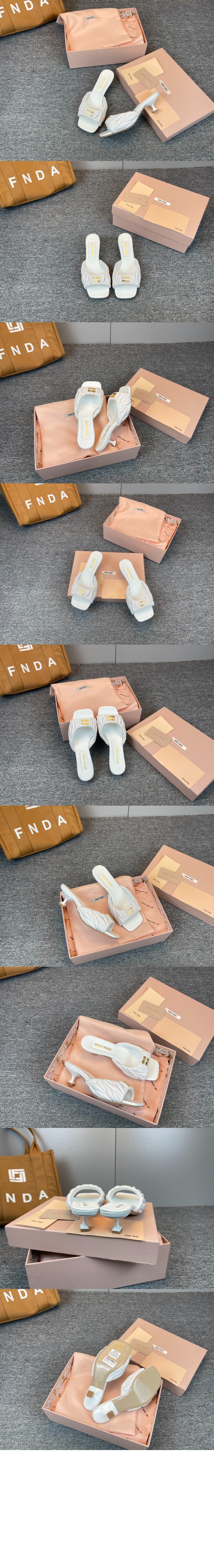 미러급레플리카사이트 | 명품레플리카 전문 쇼핑몰  | 퍼스트원 - 마테라쎄 나파 가죽 슬라이드 5XX59 > 미우미우