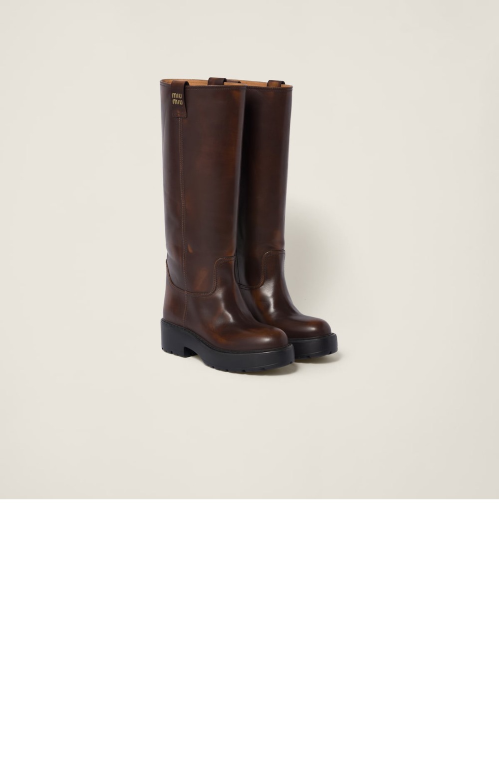 미러급레플리카사이트 | 명품레플리카 전문 쇼핑몰  | 퍼스트원 - 퓌메 가죽 부츠 5W971D > 미우미우