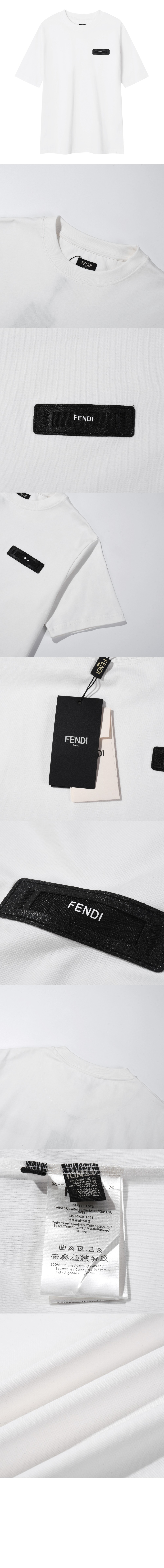 미러급레플리카사이트 | 명품레플리카 전문 쇼핑몰  | 퍼스트원 - 로고 프린트 반팔 > 펜디