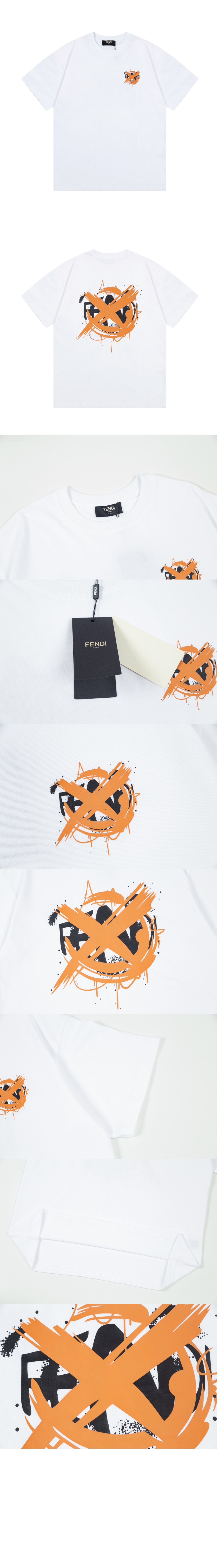 미러급레플리카사이트 | 명품레플리카 전문 쇼핑몰  | 퍼스트원 - 로고 프린트 반팔 > 펜디