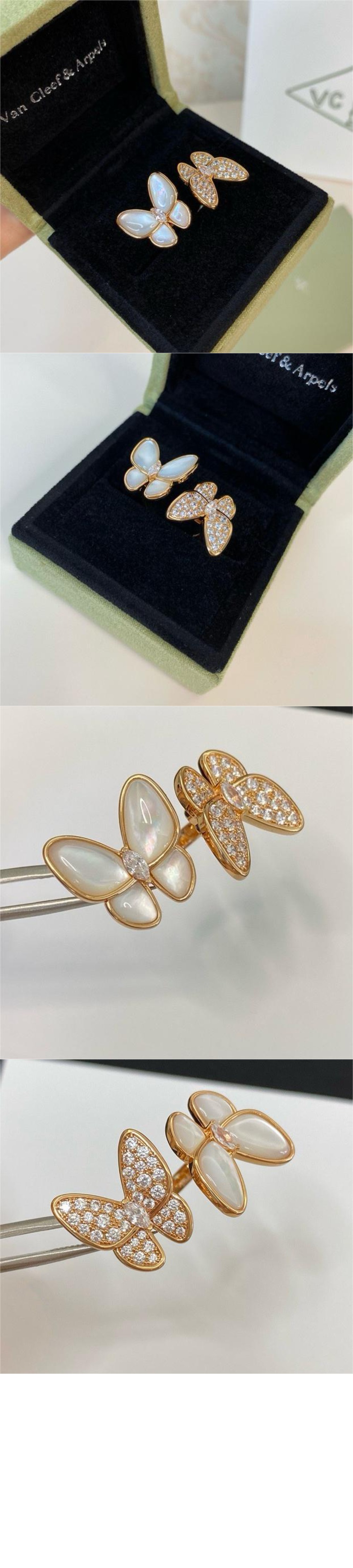 미러급레플리카사이트 | 명품레플리카 전문 쇼핑몰  | 퍼스트원 - 투 버터플라이 비트윈 반지 7AL00 > 반클리프