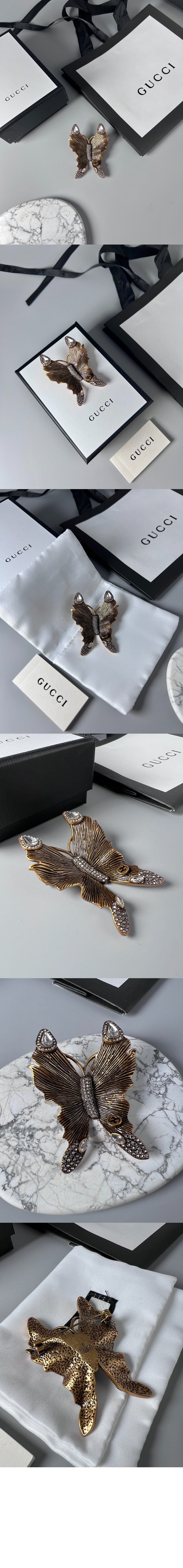 미러급레플리카사이트 | 명품레플리카 전문 쇼핑몰  | 퍼스트원 - 2D 나비 브로치 716447 > 구찌