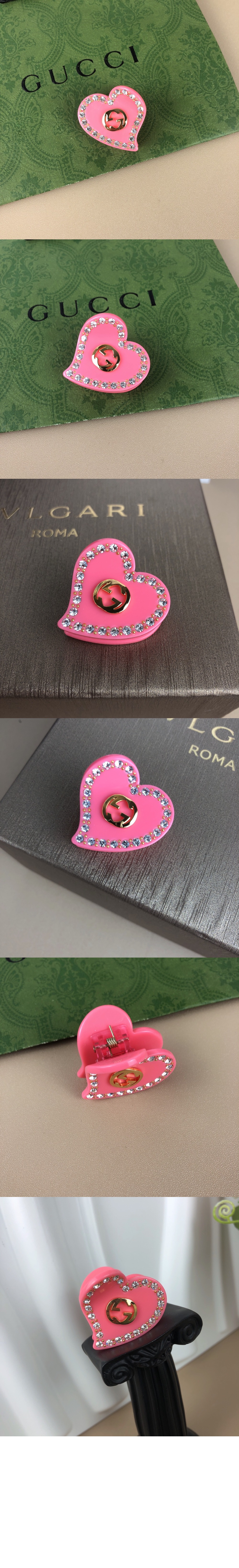 미러급레플리카사이트 | 명품레플리카 전문 쇼핑몰  | 퍼스트원 - 더블 G 하트 머리핀 753884 > 구찌