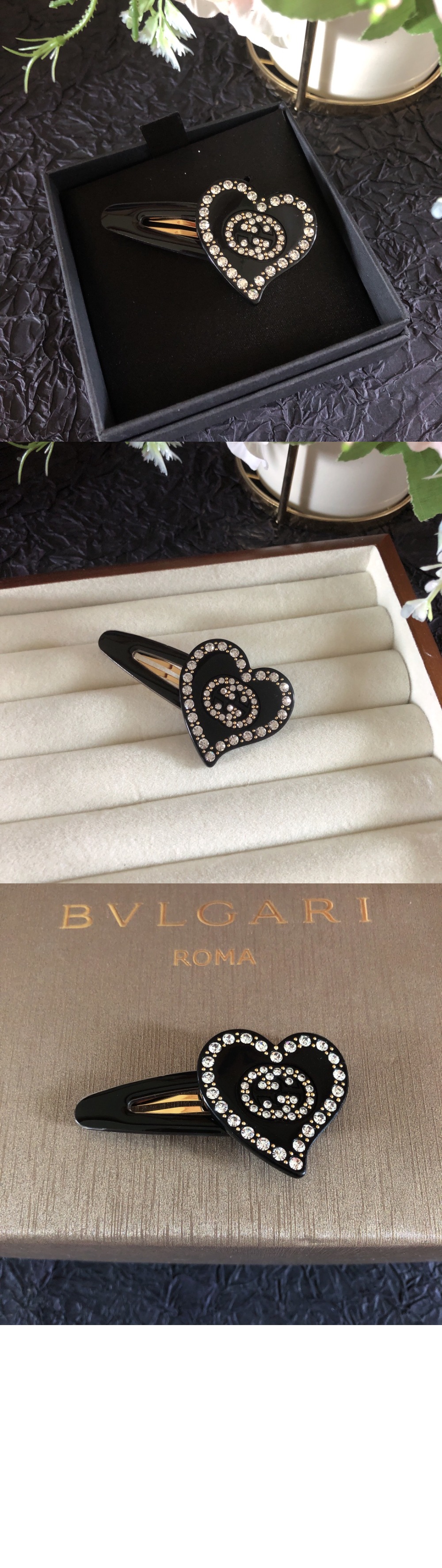 미러급레플리카사이트 | 명품레플리카 전문 쇼핑몰  | 퍼스트원 - GG 하트 머리핀 679036 > 구찌