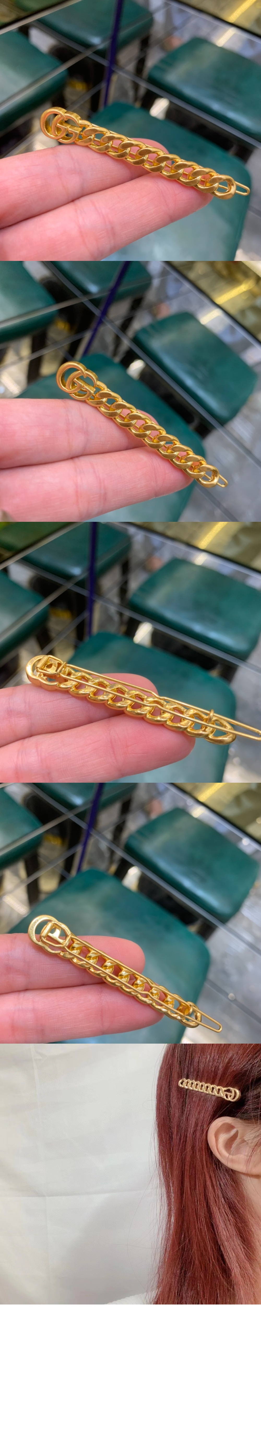 미러급레플리카사이트 | 명품레플리카 전문 쇼핑몰  | 퍼스트원 - GG 헤어 슬라이드 679043 > 구찌