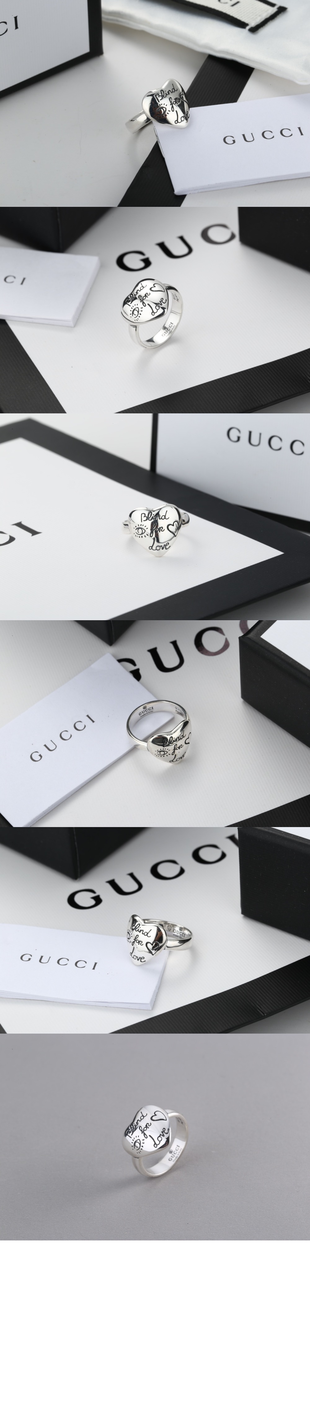 미러급레플리카사이트 | 명품레플리카 전문 쇼핑몰  | 퍼스트원 - 사랑에 눈이 멀다 실버 반지 ‎499937 > 구찌