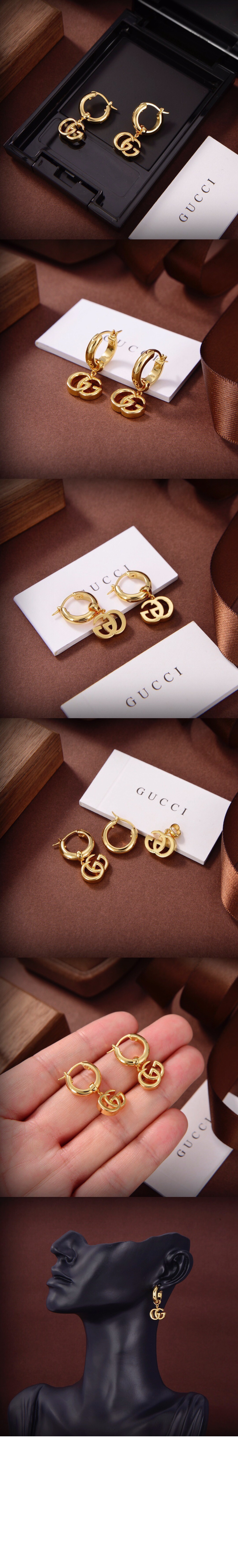 미러급레플리카사이트 | 명품레플리카 전문 쇼핑몰  | 퍼스트원 - 구찌 GG 골드 옐로우 러닝 이어링 ‎582017 > 구찌