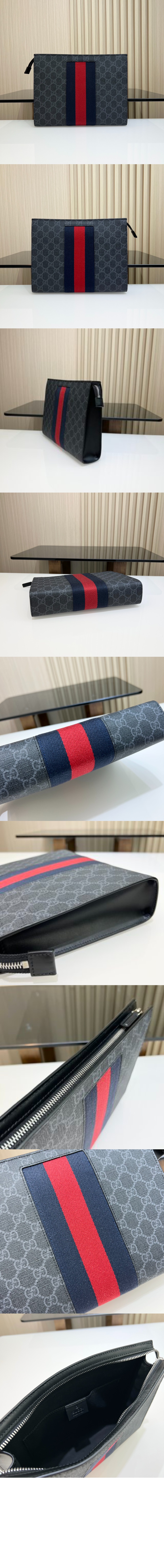 미러급레플리카사이트 | 명품레플리카 전문 쇼핑몰  | 퍼스트원 - GG 수프림 웹 클러치 475316 > 구찌