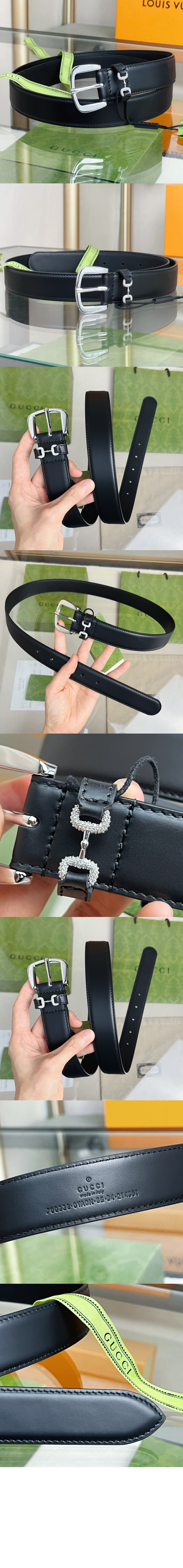 미러급레플리카사이트 | 명품레플리카 전문 쇼핑몰  | 퍼스트원 - 크리스털 홀스빗 벨트 725307 > 구찌