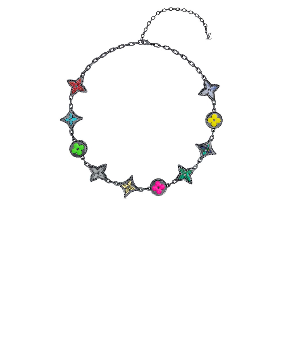 미러급레플리카사이트 | 명품레플리카 전문 쇼핑몰  | 퍼스트원 - MNG 빅 파티 목걸이 멀티컬러 M01058 > 루이비통