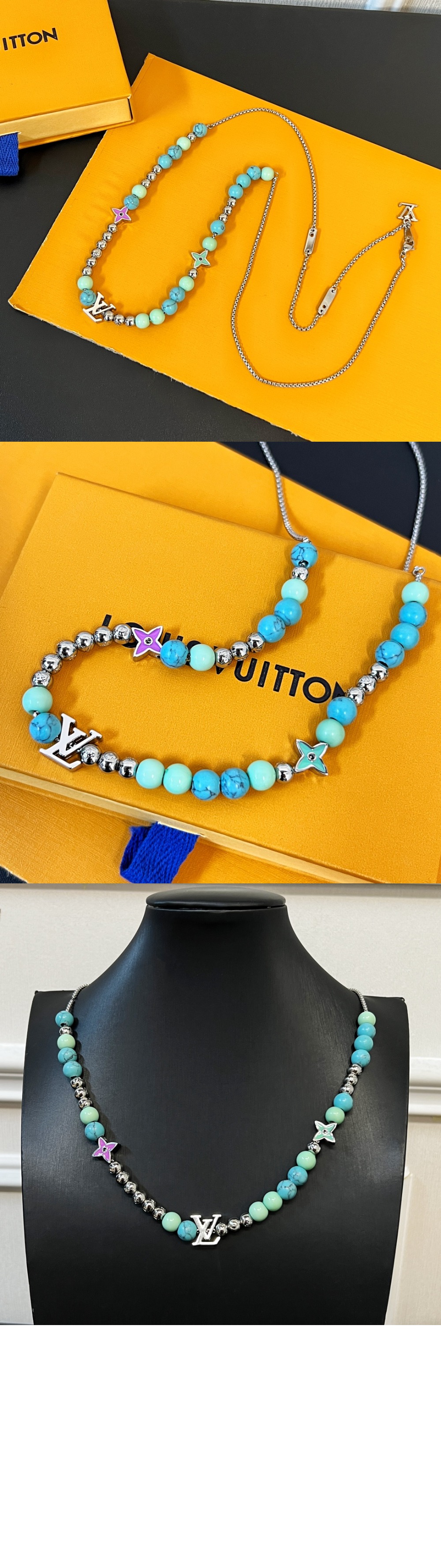 미러급레플리카사이트 | 명품레플리카 전문 쇼핑몰  | 퍼스트원 - 비즈 목걸이 M00313 > 루이비통