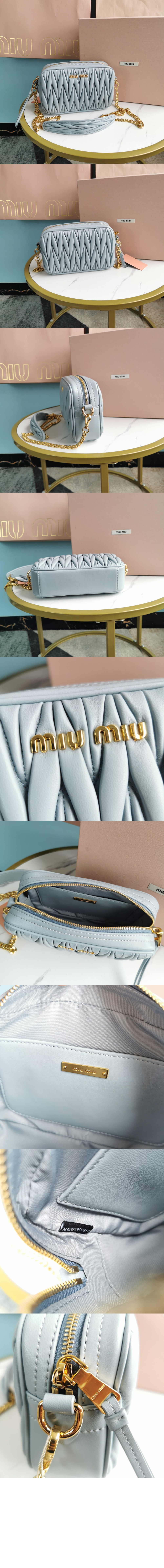 미러급레플리카사이트 | 명품레플리카 전문 쇼핑몰  | 퍼스트원 - 마테라쎄 밴돌리어백 5BH118 > 미우미우