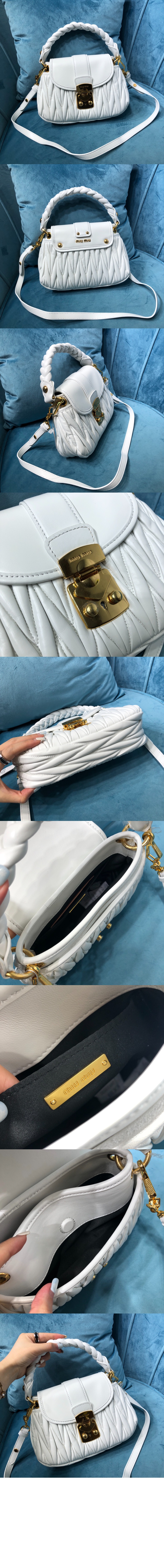 미러급레플리카사이트 | 명품레플리카 전문 쇼핑몰  | 퍼스트원 - 코퍼 마테라쎄 토트백 5BH188 > 미우미우