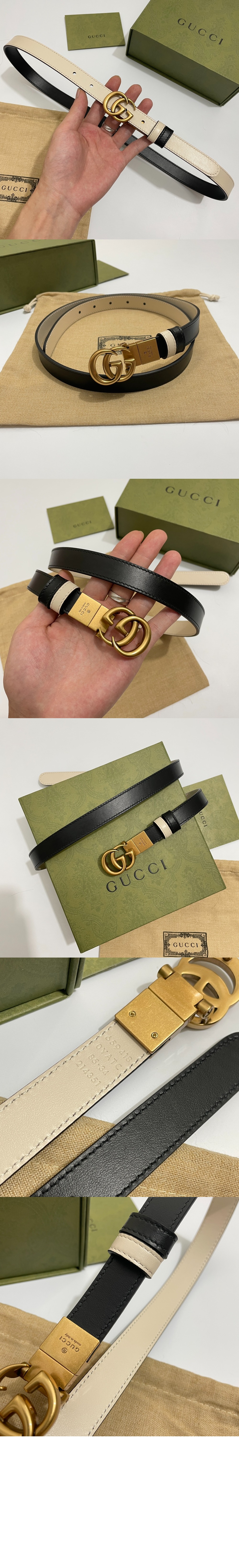 미러급레플리카사이트 | 명품레플리카 전문 쇼핑몰  | 퍼스트원 - GG 마몽 리버서블 씬 벨트 659418 > 구찌