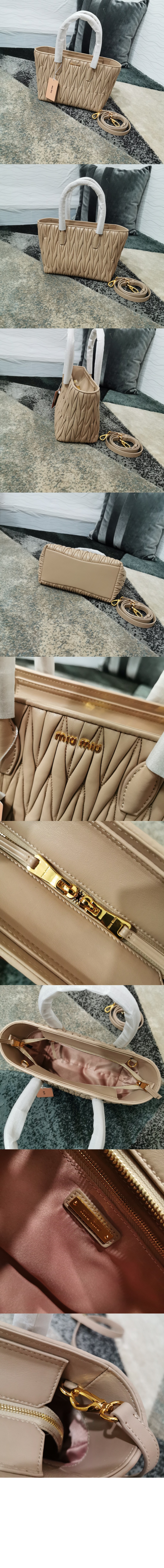 미러급레플리카사이트 | 명품레플리카 전문 쇼핑몰  | 퍼스트원 - 마테라쎄 토트백 5BG163 > 미우미우