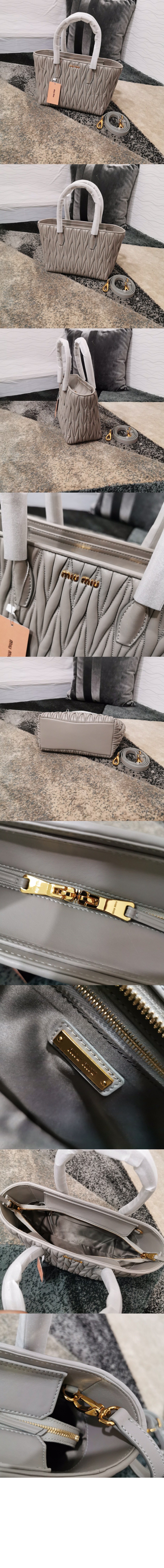 미러급레플리카사이트 | 명품레플리카 전문 쇼핑몰  | 퍼스트원 - 마테라쎄 토트백 5BG163 > 미우미우