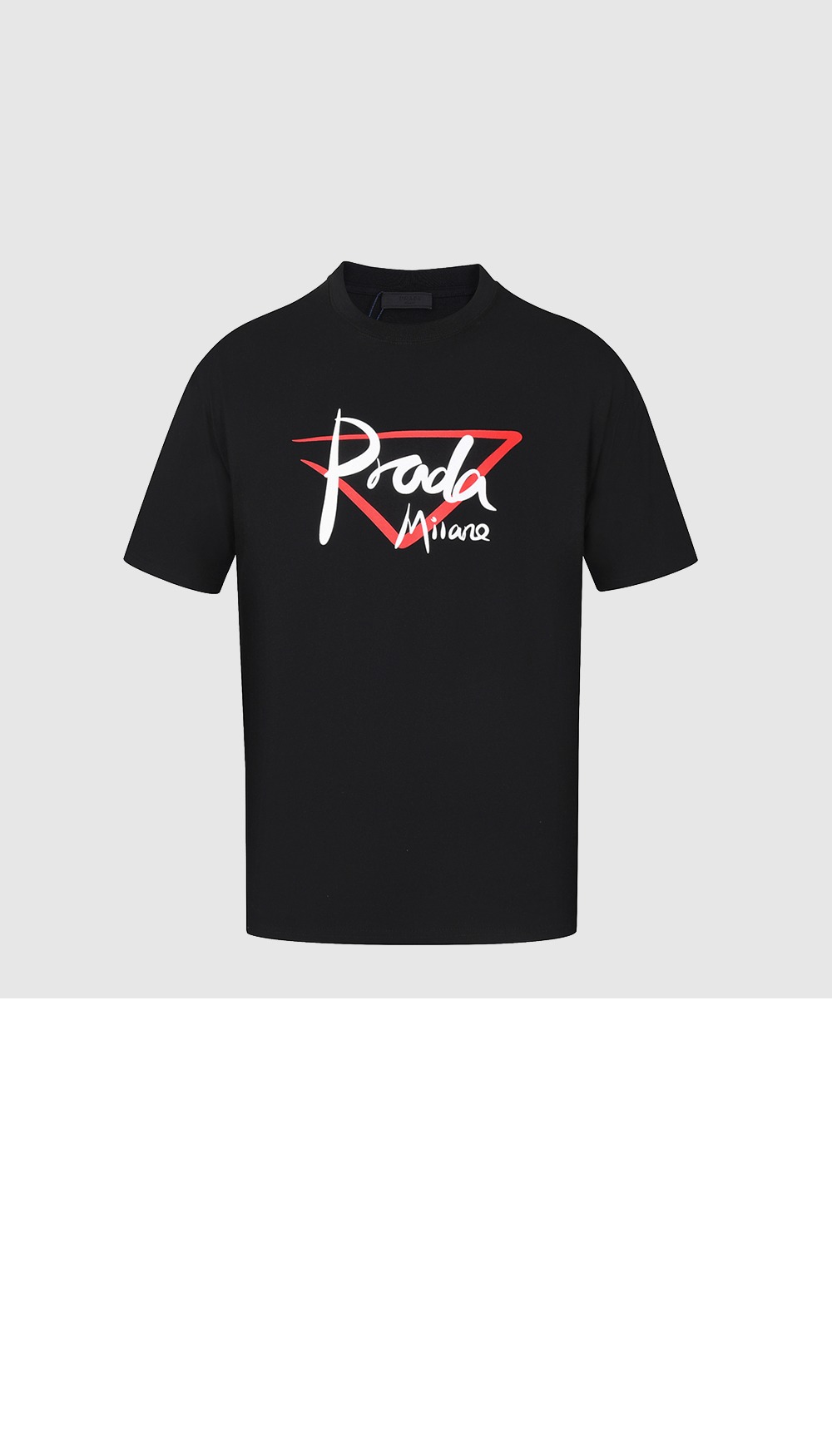 미러급레플리카사이트 | 명품레플리카 전문 쇼핑몰  | 퍼스트원 - 로고 프린트 반팔 > 프라다