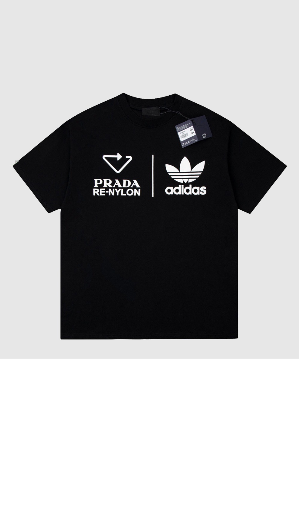 미러급레플리카사이트 | 명품레플리카 전문 쇼핑몰  | 퍼스트원 - 로고 프린트 반팔 > 프라다