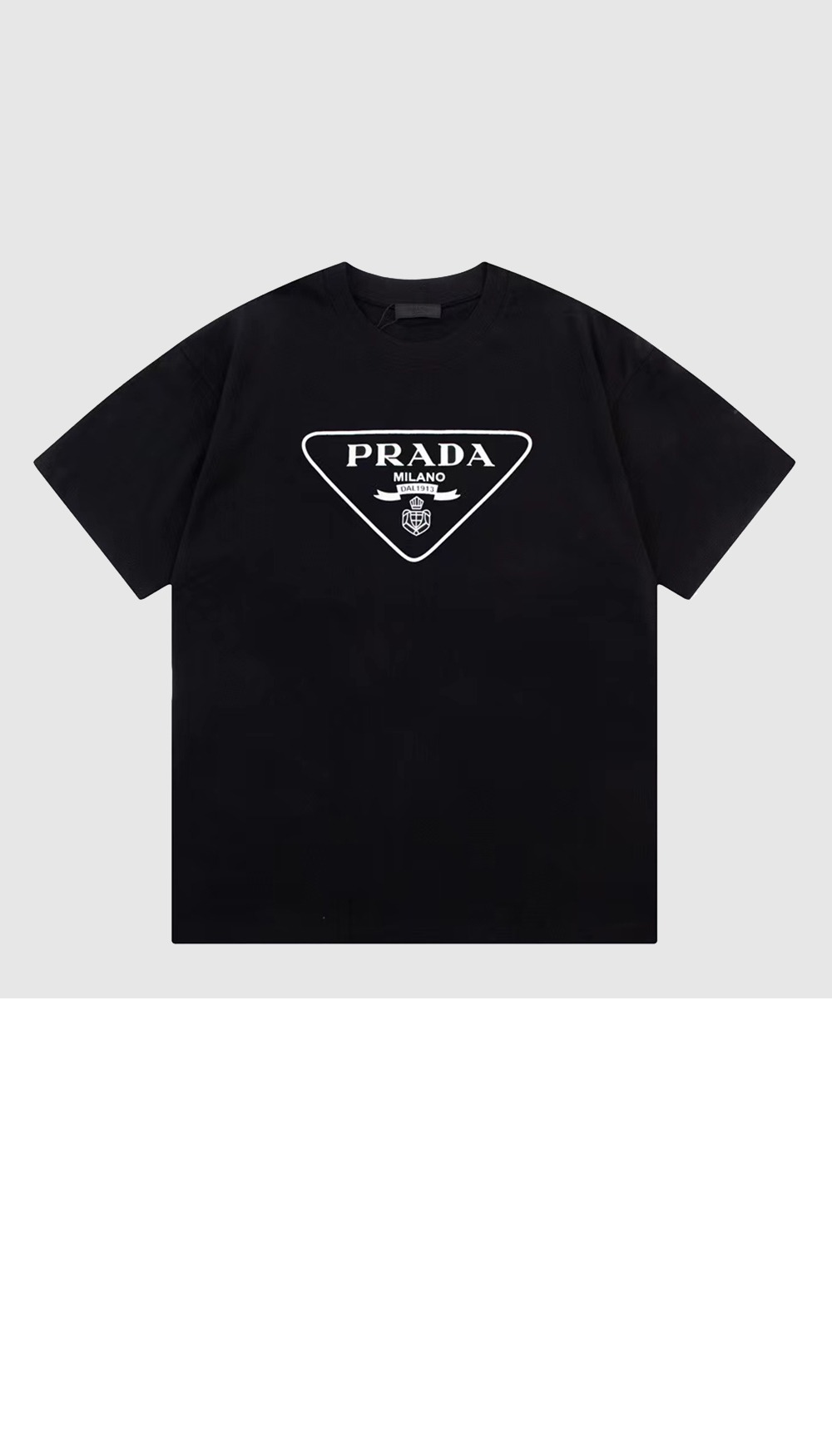 미러급레플리카사이트 | 명품레플리카 전문 쇼핑몰  | 퍼스트원 - 로고 프린트 반팔 > 프라다