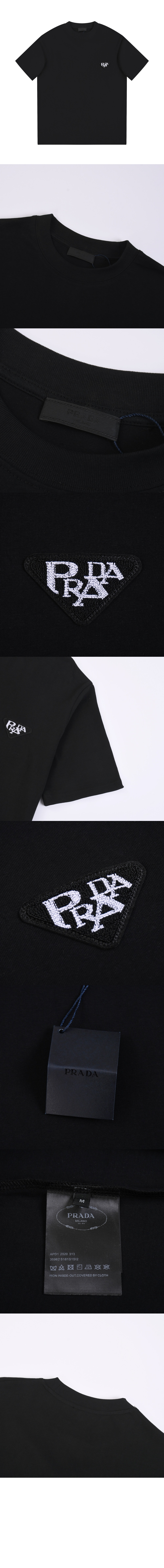 미러급레플리카사이트 | 명품레플리카 전문 쇼핑몰  | 퍼스트원 - 로고 프린트 반팔 > 프라다