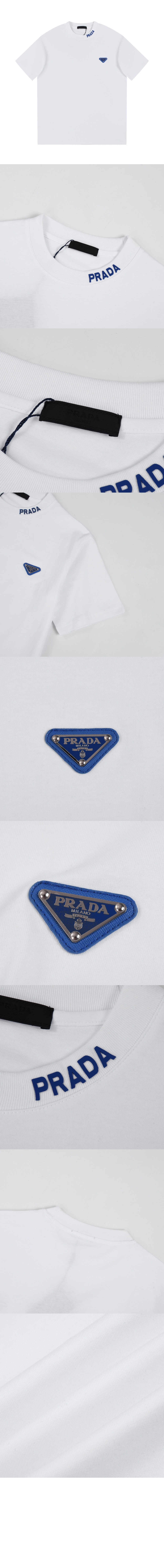 미러급레플리카사이트 | 명품레플리카 전문 쇼핑몰  | 퍼스트원 - 로고 프린트 반팔 > 프라다