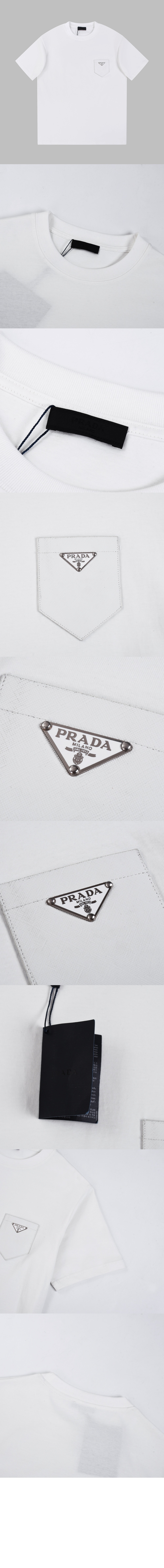 미러급레플리카사이트 | 명품레플리카 전문 쇼핑몰  | 퍼스트원 - 로고 프린트 반팔 > 프라다