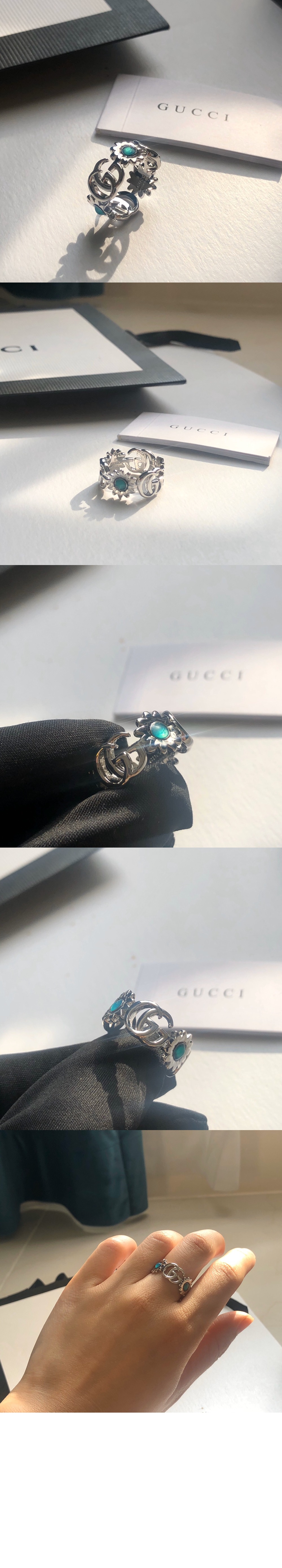 미러급레플리카사이트 | 명품레플리카 전문 쇼핑몰  | 퍼스트원 - 더블 G 자개 반지 527394 > 구찌