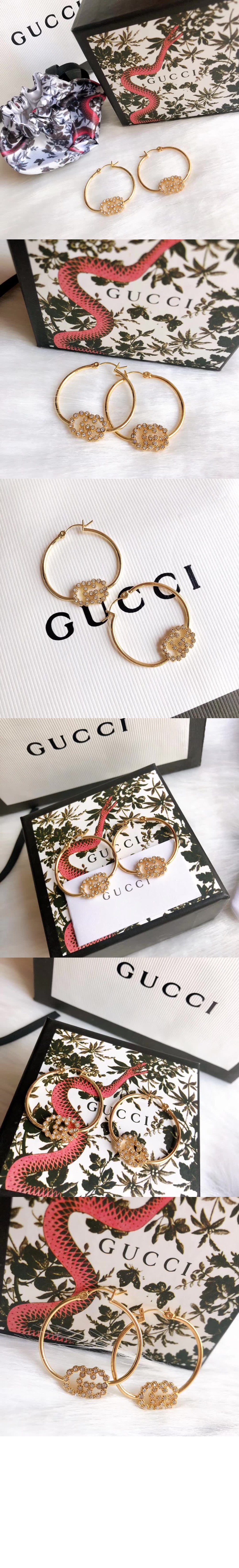 미러급레플리카사이트 | 명품레플리카 전문 쇼핑몰  | 퍼스트원 - 더블 G 다이아몬드 18K 골드 귀걸이 581995 > 구찌