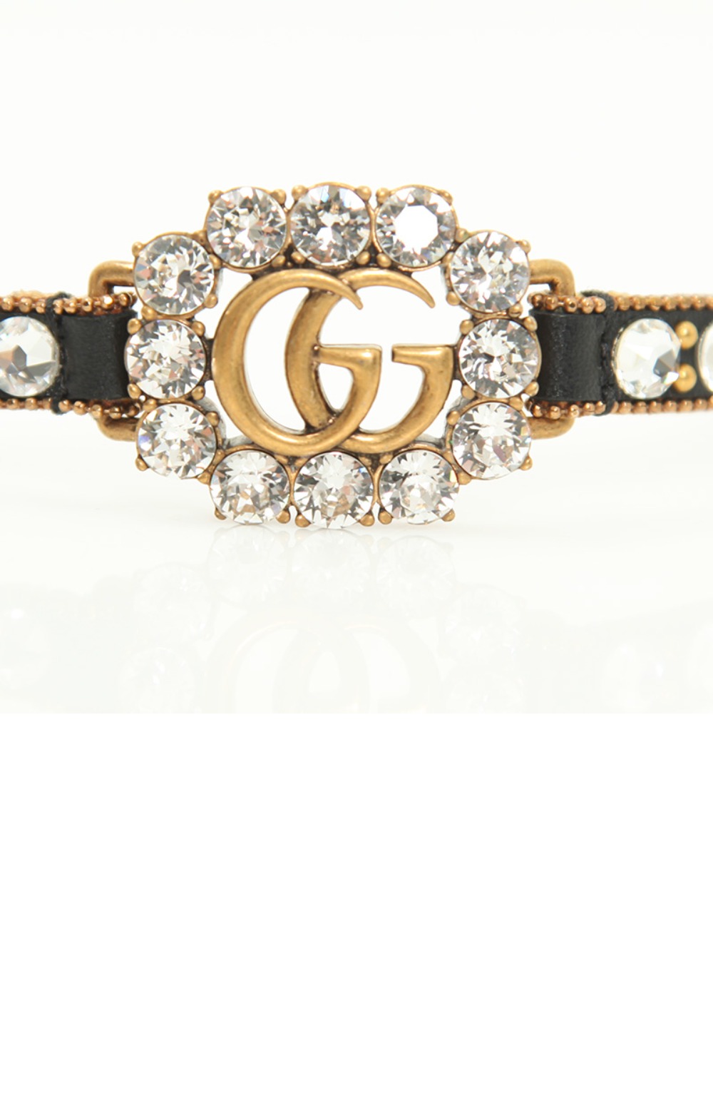 미러급레플리카사이트 | 명품레플리카 전문 쇼핑몰  | 퍼스트원 - 크리스털 더블 G 레더 팔찌 648722 > 구찌