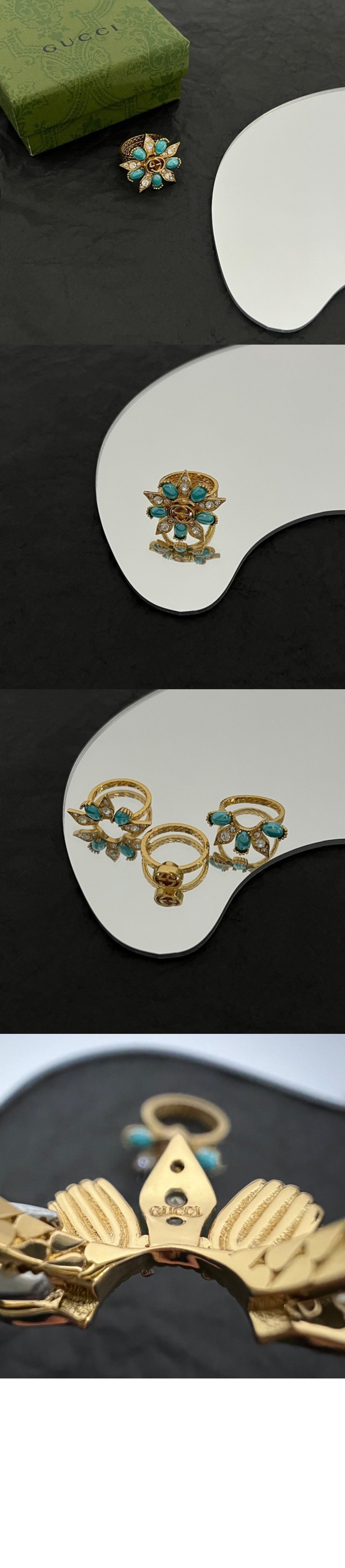 미러급레플리카사이트 | 명품레플리카 전문 쇼핑몰  | 퍼스트원 - 인터로킹 G 플라워 반지 링 ‎702609 > 구찌