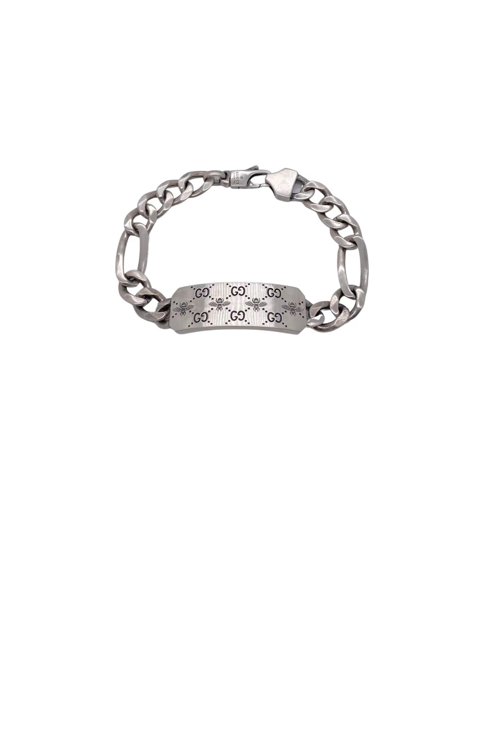 미러급레플리카사이트 | 명품레플리카 전문 쇼핑몰  | 퍼스트원 - 벌 GG 인그레이빙 체인 실버 팔찌 728264 > 구찌
