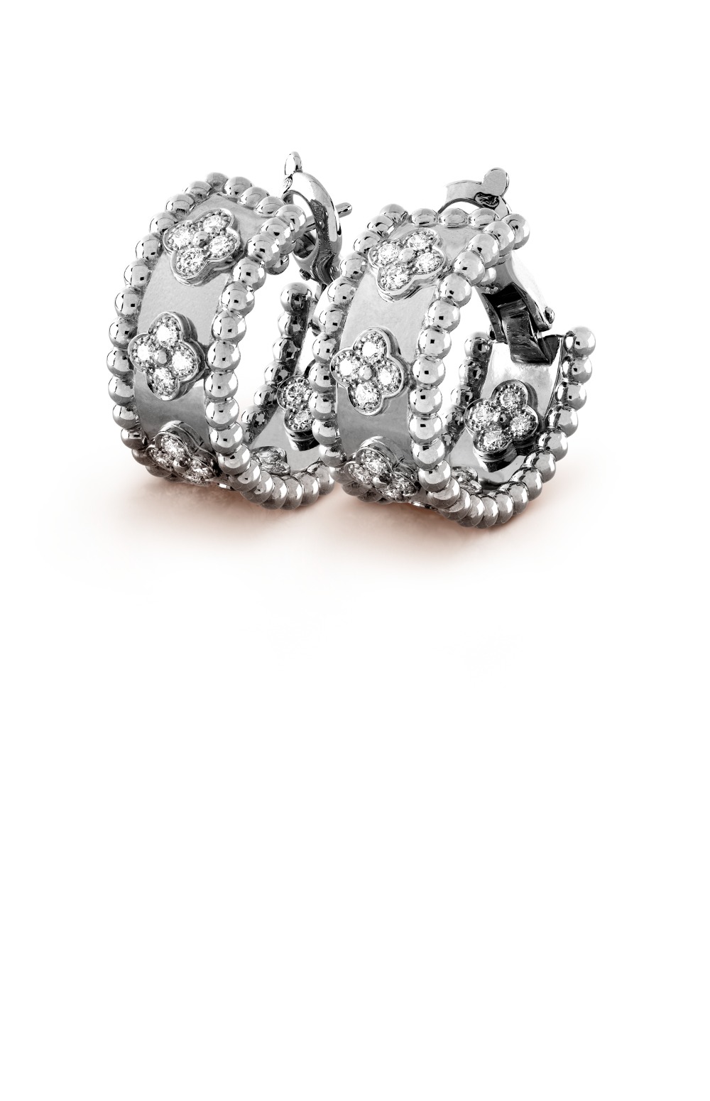 미러급레플리카사이트 | 명품레플리카 전문 쇼핑몰  | 퍼스트원 - 빼를리 클로버 후프 귀걸이 2ML00 > 반클리프