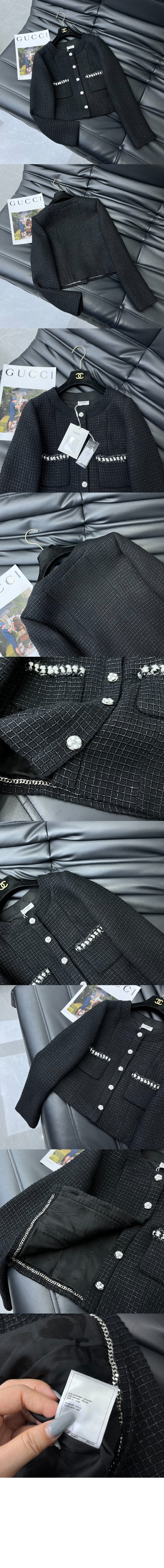 미러급레플리카사이트 | 명품레플리카 전문 쇼핑몰  | 퍼스트원 - 로고 쇼트 코트 > 샤넬