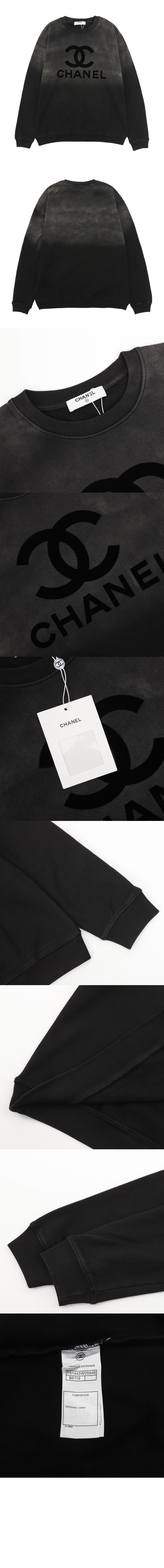 미러급레플리카사이트 | 명품레플리카 전문 쇼핑몰  | 퍼스트원 - 로고 프린트 긴팔 > 샤넬