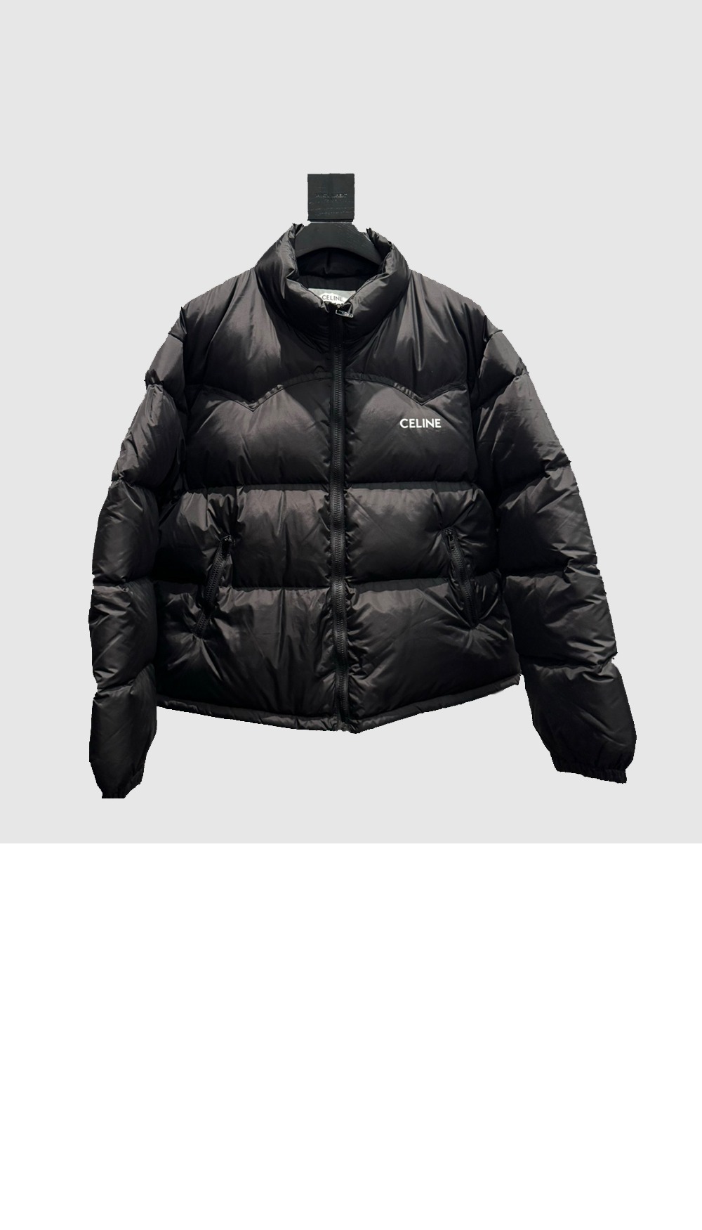 미러급레플리카사이트 | 명품레플리카 전문 쇼핑몰  | 퍼스트원 - 로고 쇼트 패딩 > 셀린느