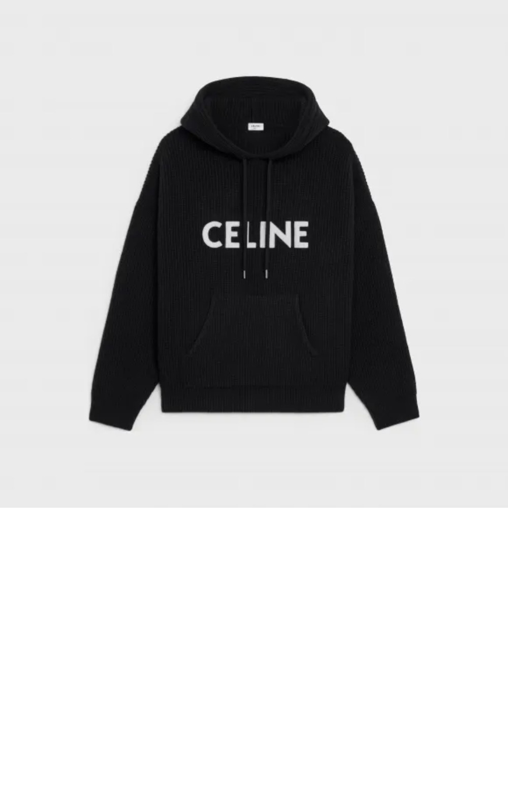 미러급레플리카사이트 | 명품레플리카 전문 쇼핑몰  | 퍼스트원 - 로고 후드 긴팔 > 셀린느