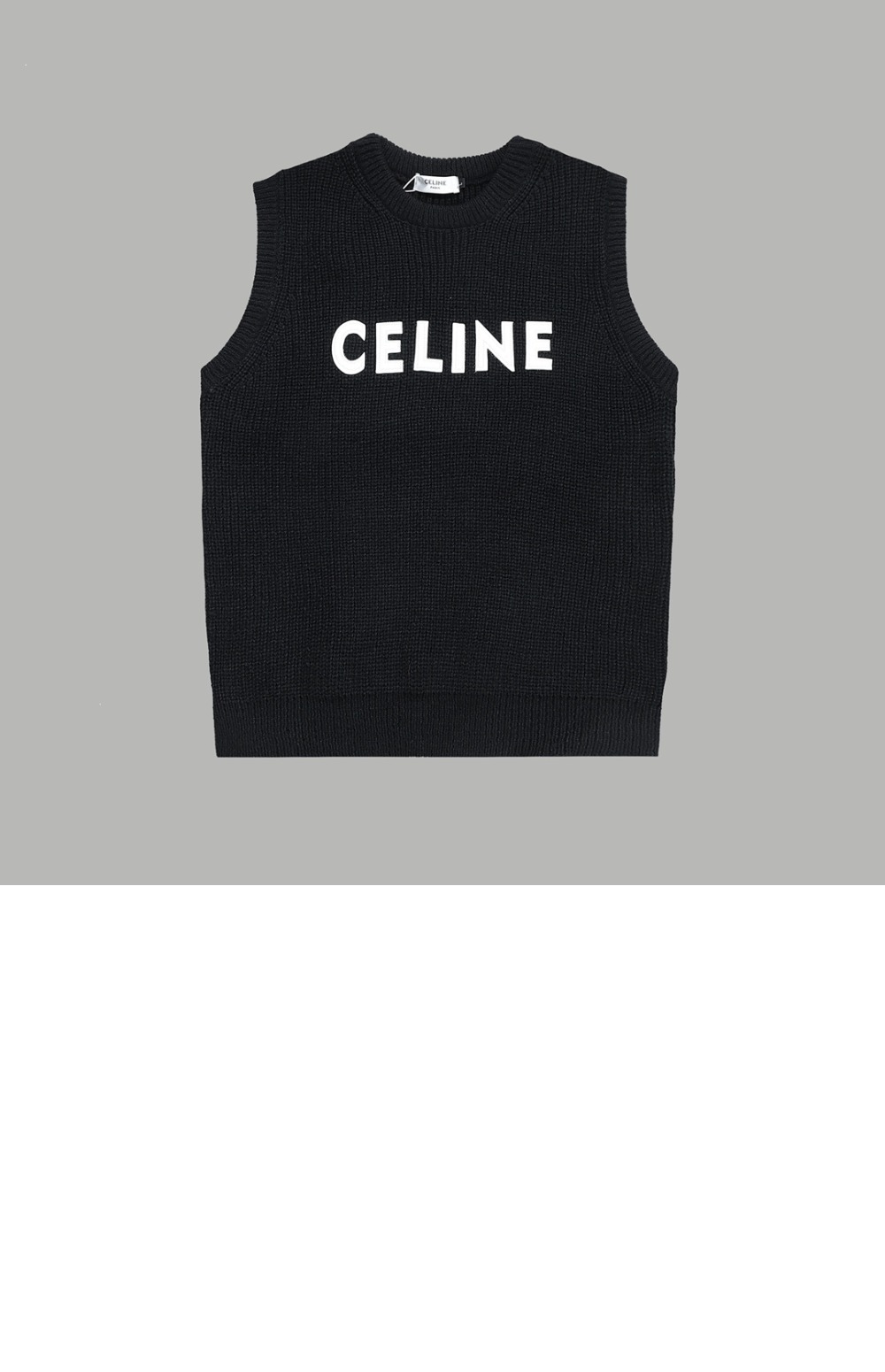 미러급레플리카사이트 | 명품레플리카 전문 쇼핑몰  | 퍼스트원 - 로고 민소매 크롭 > 셀린느