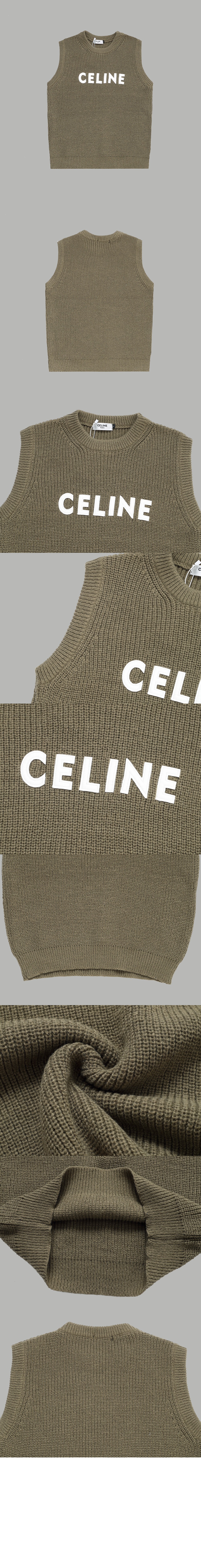 미러급레플리카사이트 | 명품레플리카 전문 쇼핑몰  | 퍼스트원 - 로고 민소매 크롭 > 셀린느