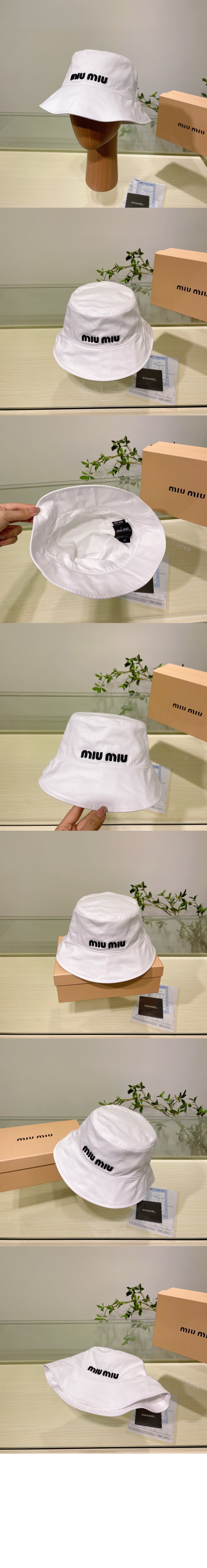 미러급레플리카사이트 | 명품레플리카 전문 쇼핑몰  | 퍼스트원 - 로고 자수 버킷햇 5HC196 > 미우미우