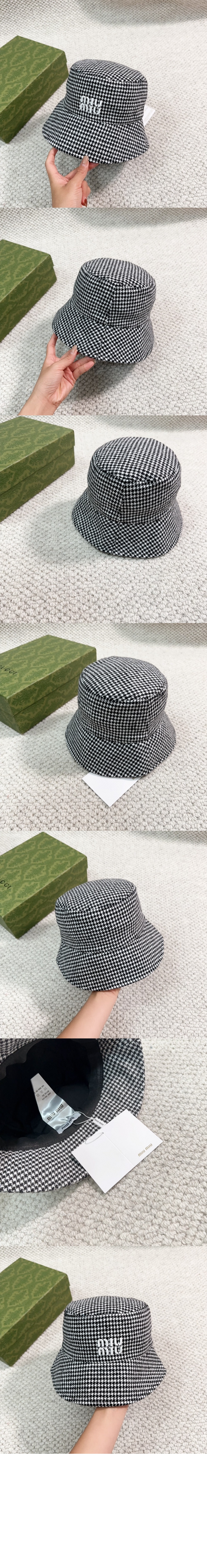 미러급레플리카사이트 | 명품레플리카 전문 쇼핑몰  | 퍼스트원 - 로고 자수 버킷햇 5HC196 > 미우미우