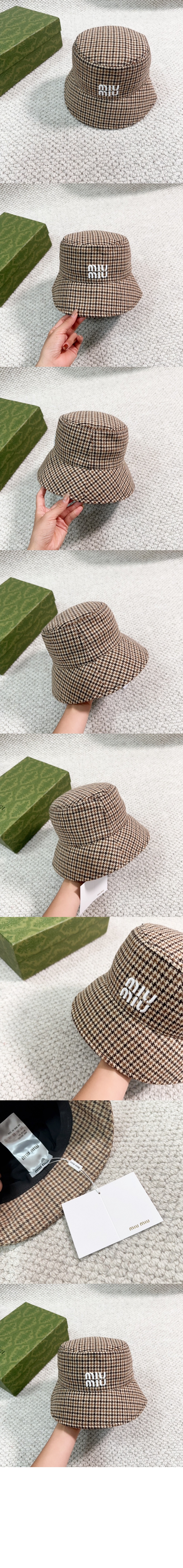 미러급레플리카사이트 | 명품레플리카 전문 쇼핑몰  | 퍼스트원 - 로고 자수 버킷햇 5HC196 > 미우미우