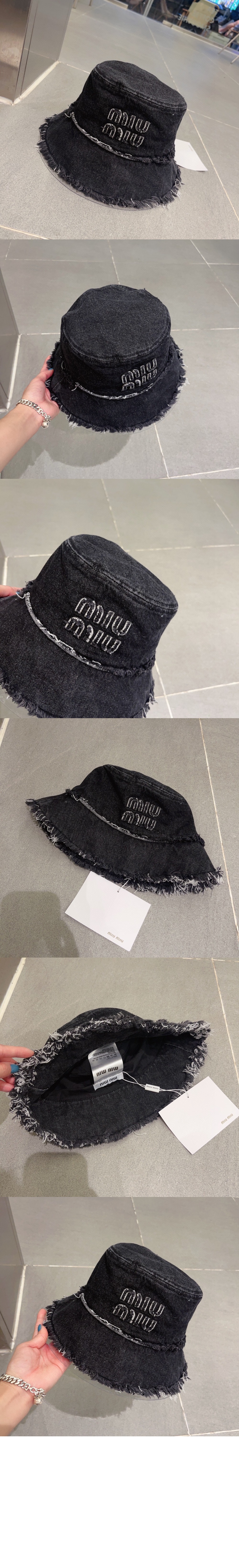 미러급레플리카사이트 | 명품레플리카 전문 쇼핑몰  | 퍼스트원 - 데님 버킷햇 5HC196 > 미우미우