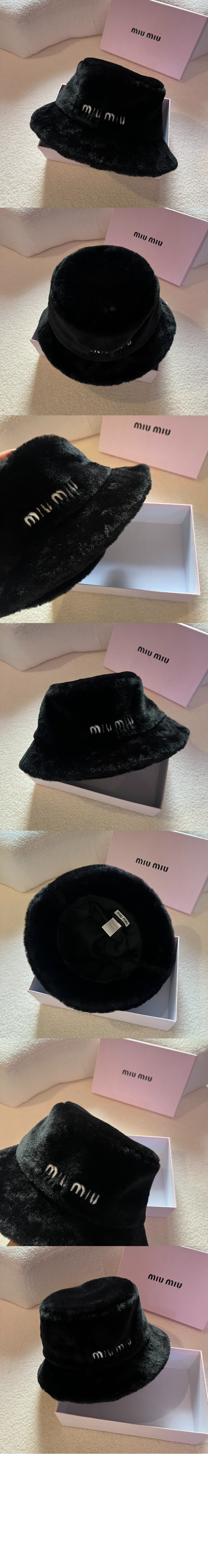 미러급레플리카사이트 | 명품레플리카 전문 쇼핑몰  | 퍼스트원 - 로고 자수 버킷햇 5HC178 > 미우미우