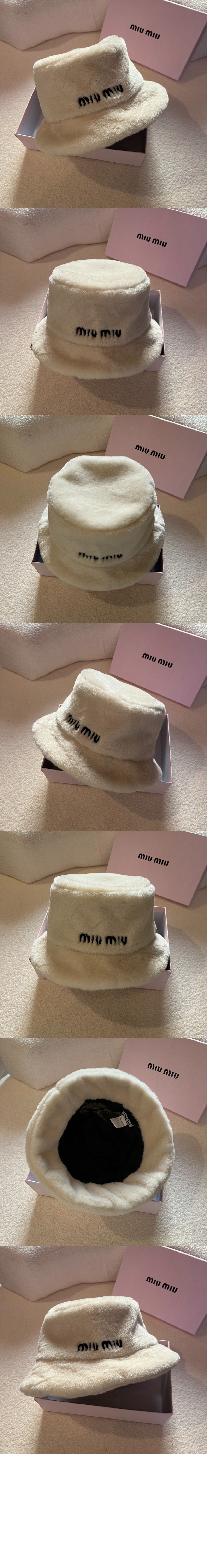 미러급레플리카사이트 | 명품레플리카 전문 쇼핑몰  | 퍼스트원 - 로고 자수 버킷햇 5HC178 > 미우미우