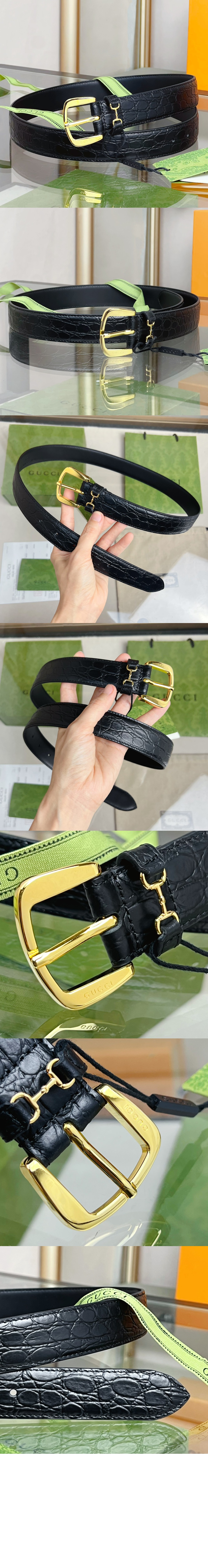미러급레플리카사이트 | 명품레플리카 전문 쇼핑몰  | 퍼스트원 - 사각 버클 벨트 700338 > 구찌