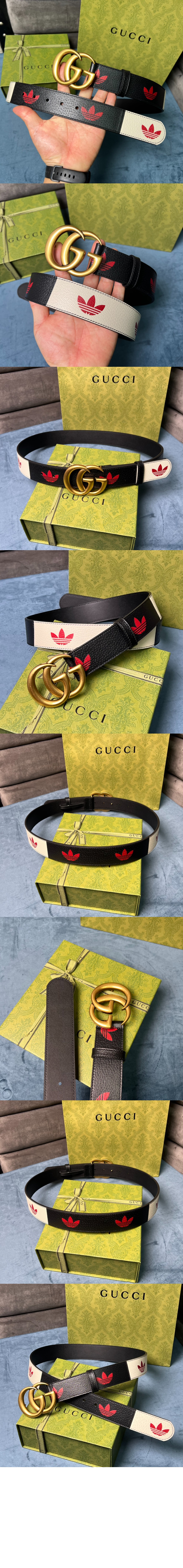 미러급레플리카사이트 | 명품레플리카 전문 쇼핑몰  | 퍼스트원 - 아디다스 x 구찌 트레포일 벨트 406831 > 구찌