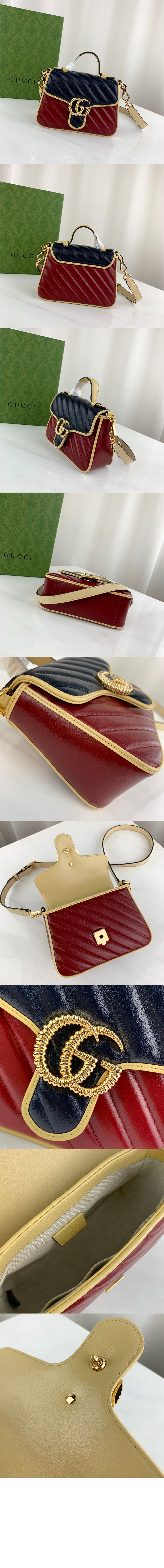 미러급레플리카사이트 | 명품레플리카 전문 쇼핑몰  | 퍼스트원 - GG 마몽 미니 탑핸들백 583571 > 구찌